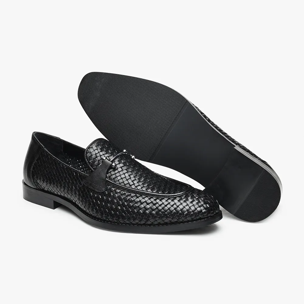 Oxford Loafers for Men - Classic Black - Image 6